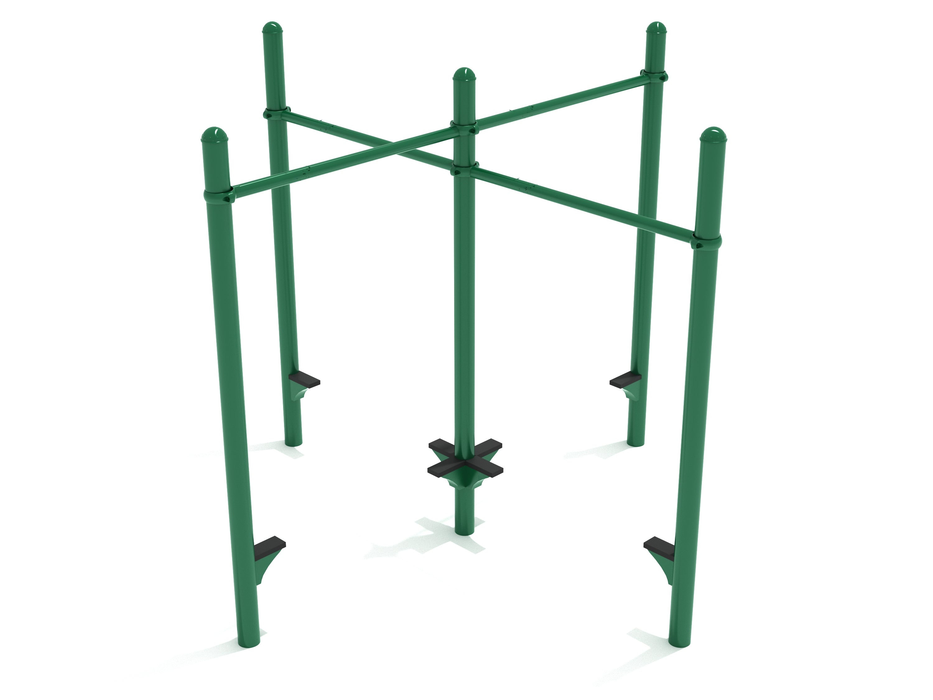 Quadruple Pull-Up Bar Unit