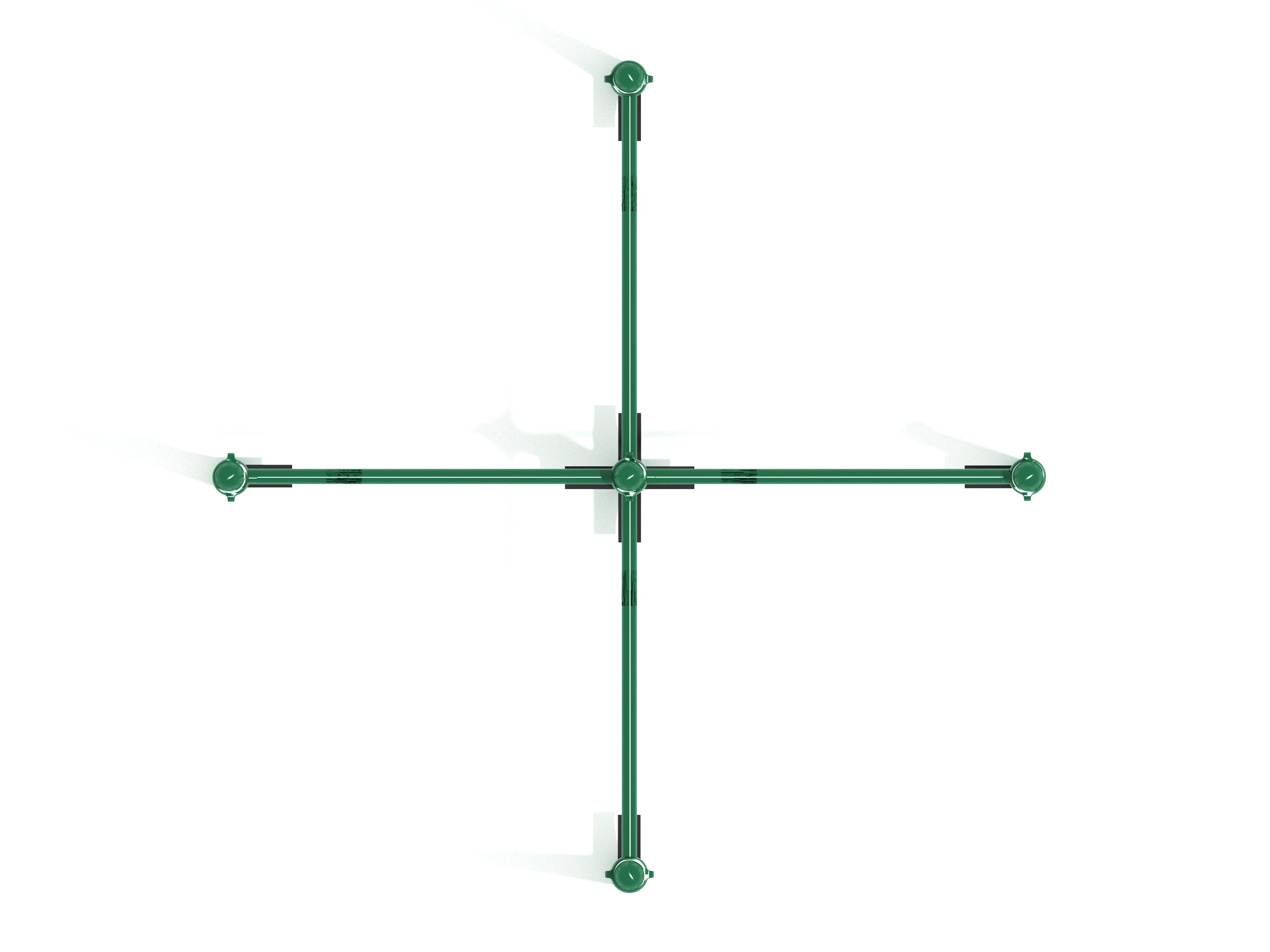 Quadruple Pull-Up Bar Unit