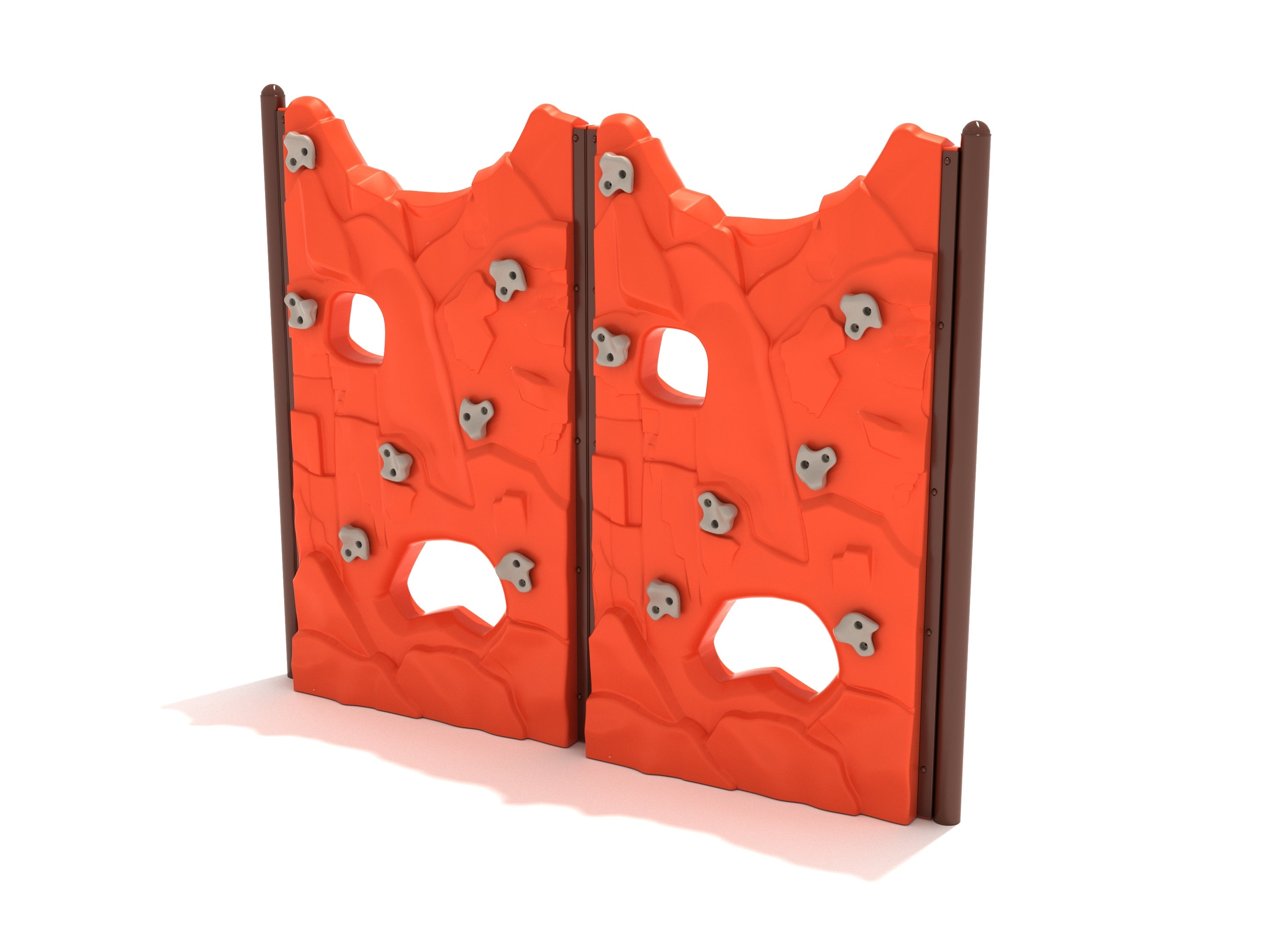 Double Parallel Rock Climbing Wall