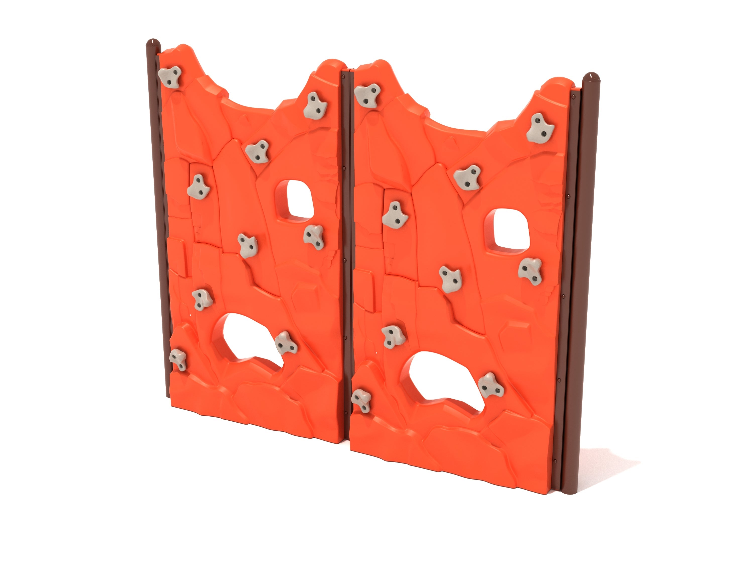 Double Parallel Rock Climbing Wall