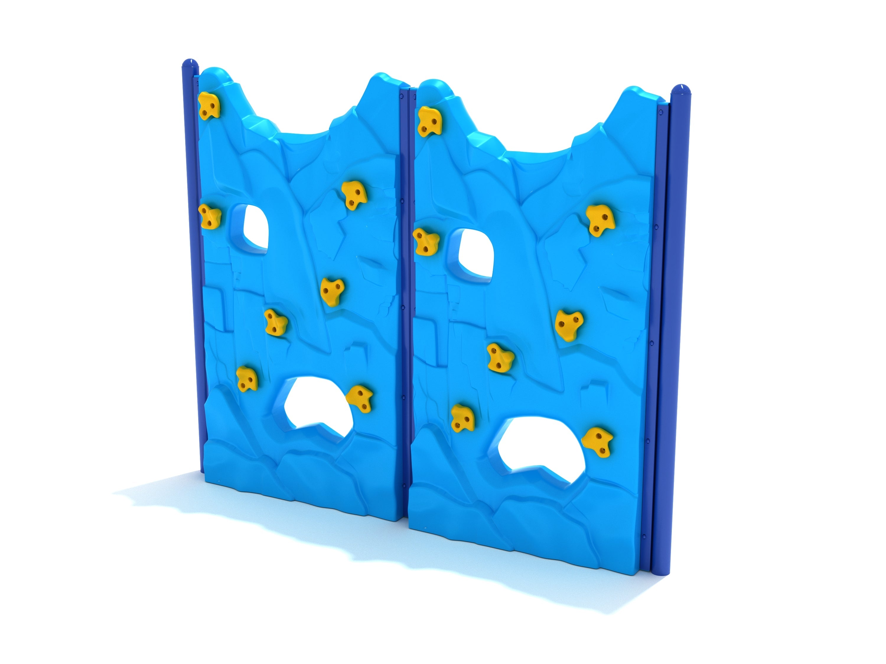 Double Parallel Rock Climbing Wall
