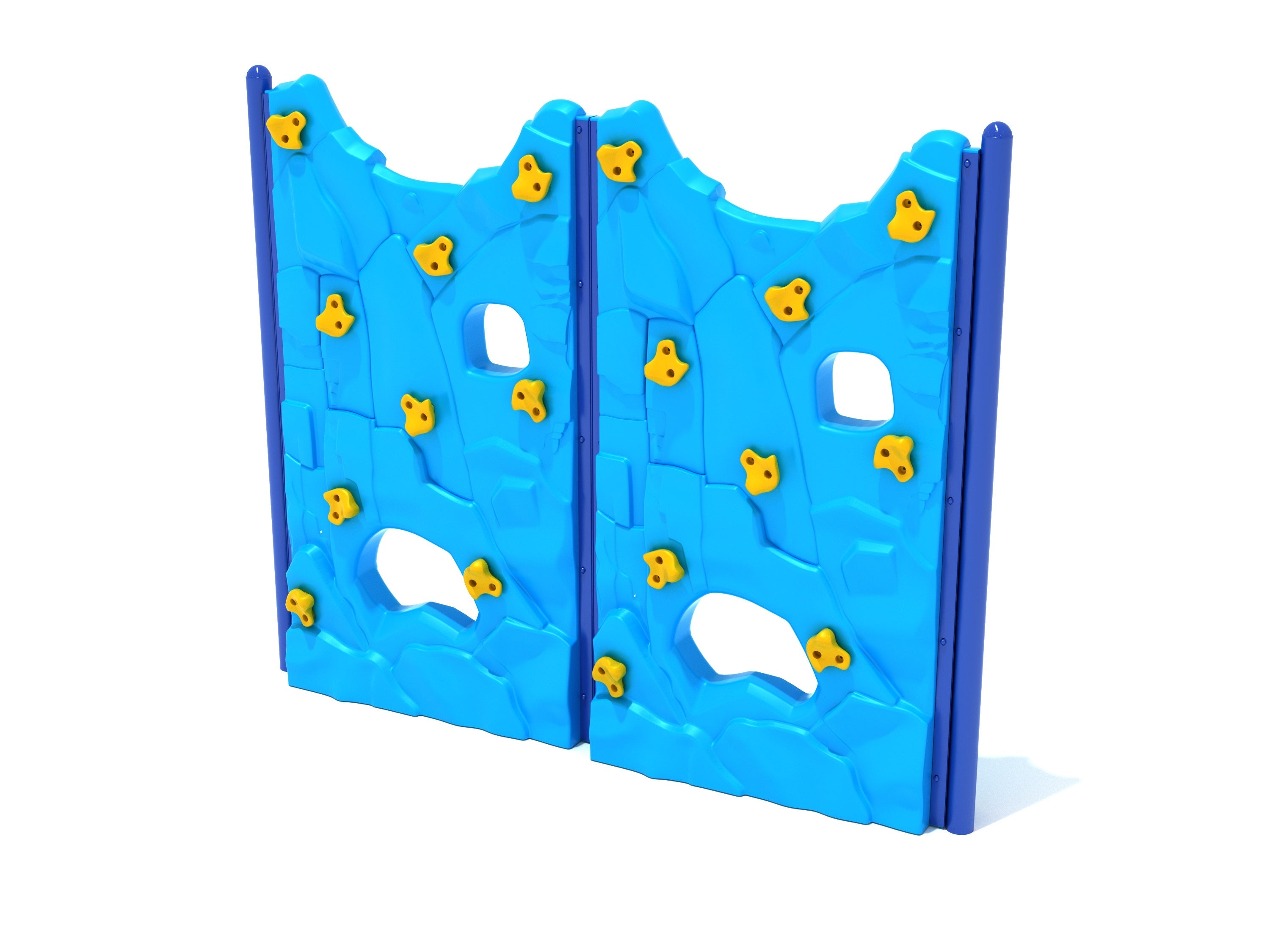 Double Parallel Rock Climbing Wall