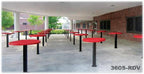 Round Food Court Table