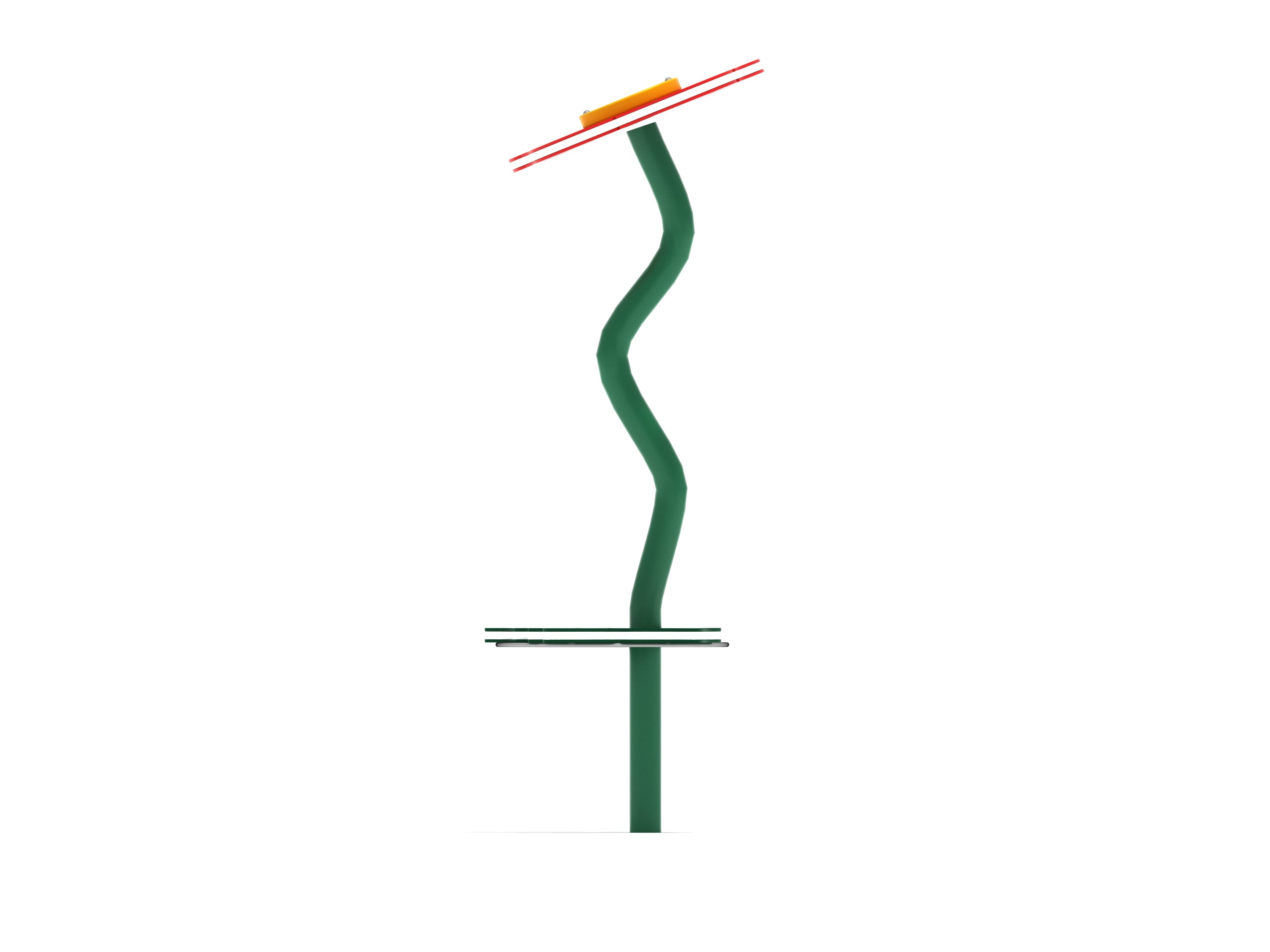 Flower Stepper with Leaf