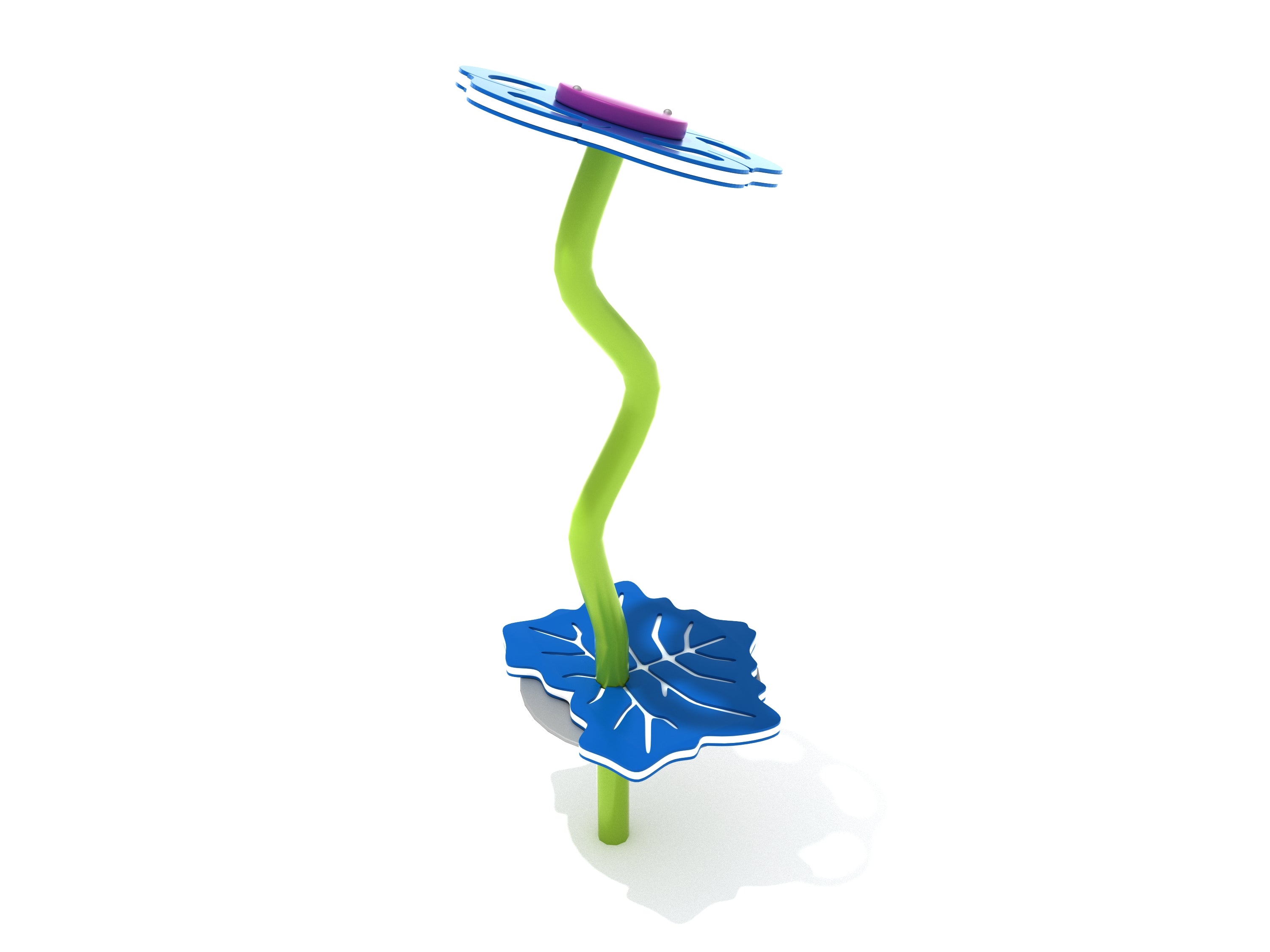 Flower Stepper with Leaf