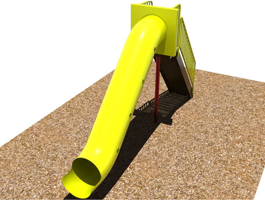 Six Foot Tall Straight Tube Slide