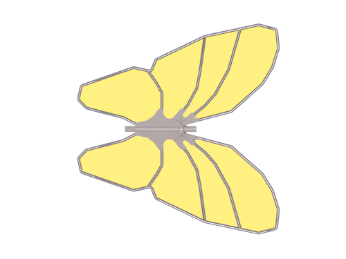 Butterfly Wings Shade Structure