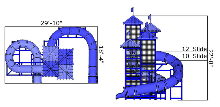 The Caribbean Sea Water Slide