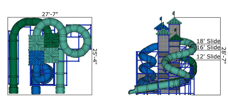 The Atlantic Ocean Water Slide