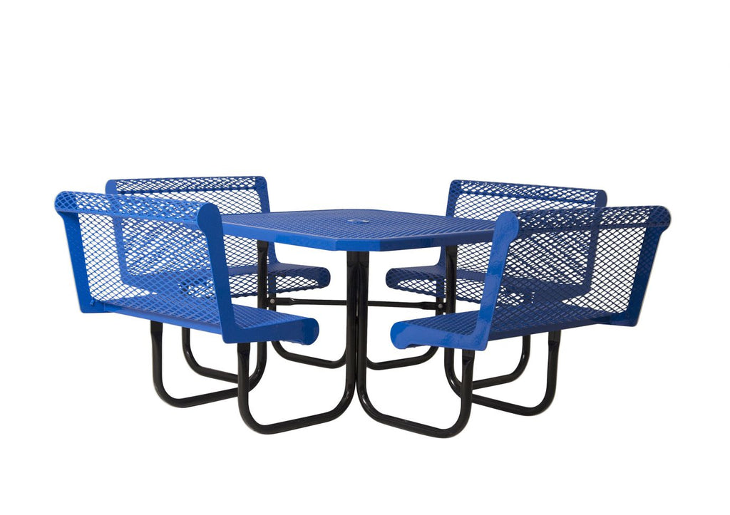 Square Picnic Table With Capri Seats