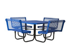 Square Picnic Table With Capri Seats