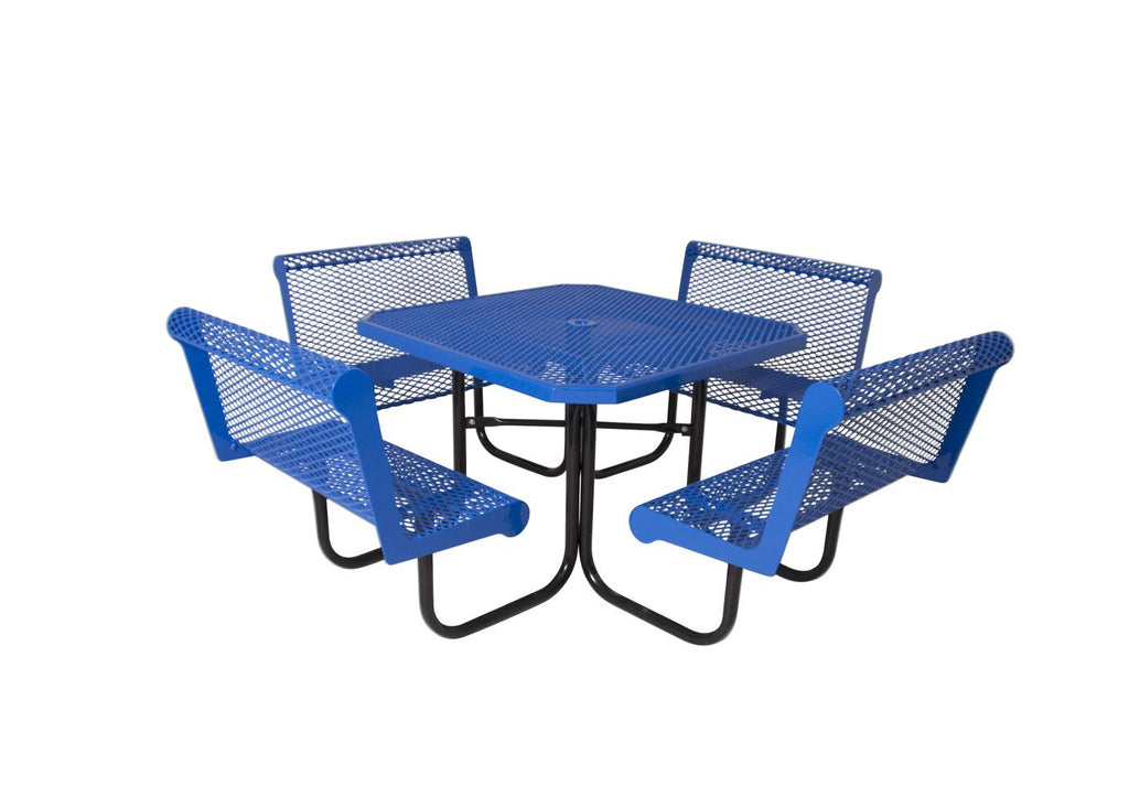 Square Picnic Table With Capri Seats