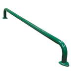 Metal Safety Handrail Coated Green 37 Inch, Pair of 2