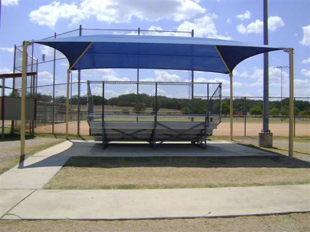 Hip Roof Shade Structure with 4 Posts