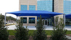 Hip Roof Shade Structure with 4 Posts