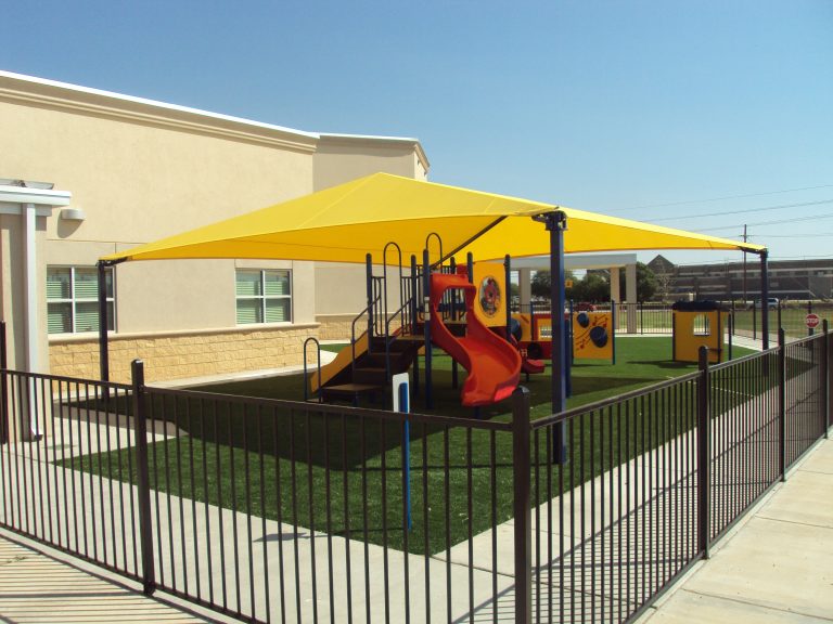 Hip Roof Shade Structure with 4 Posts