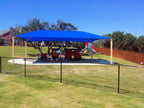 Hip Roof Shade Structure with 4 Posts