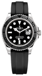 Rolex Yacht-Master 42mm White Gold Black Dial Oysterflex - 226659 - New 2025