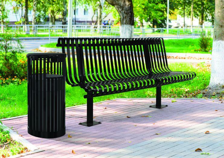 Kensington Bench with Back