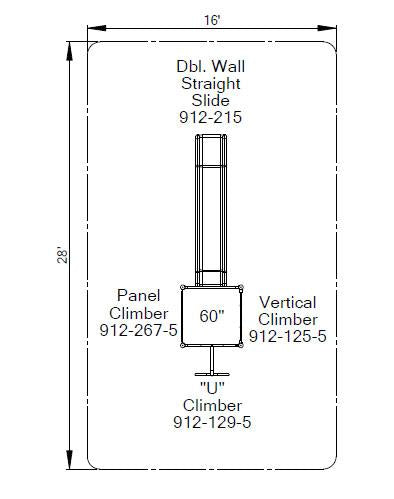 Tortugas WillyGoat Playground Climber