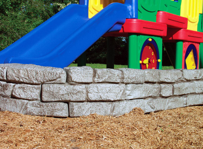Faux Stone Playground Border Timbers