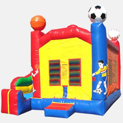 Sports Themed 4 In 1 Commercial Bounce House
