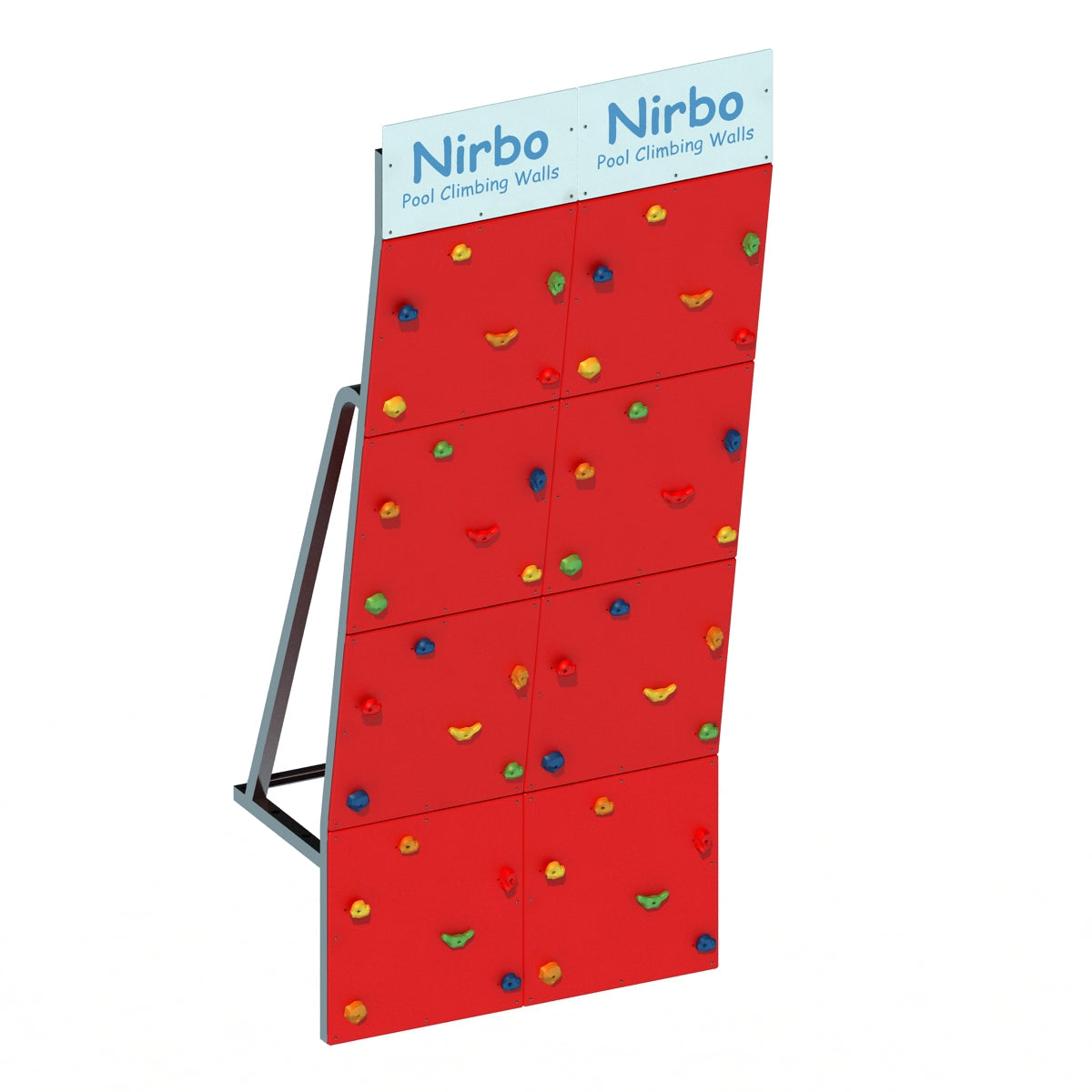 Large Pool Climbing Wall