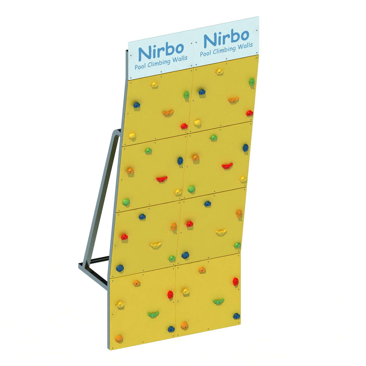Large Pool Climbing Wall
