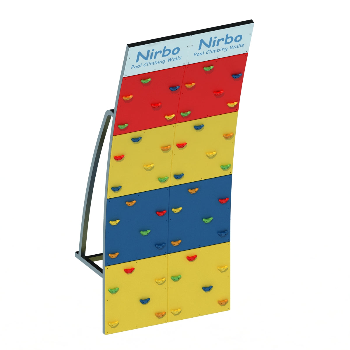 Large Pool Climbing Wall