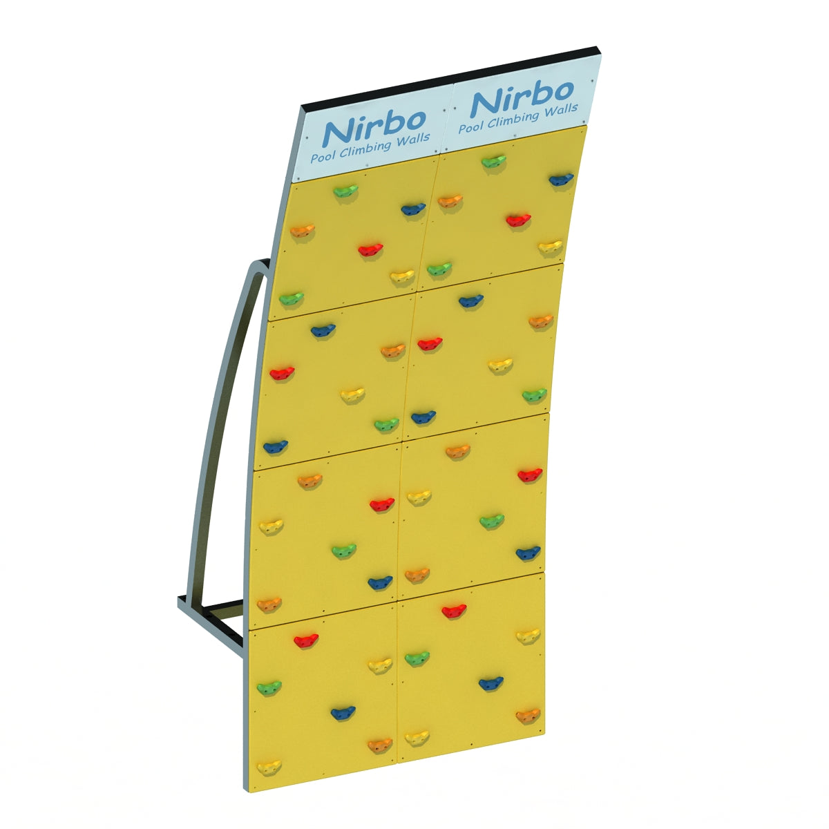 Large Pool Climbing Wall