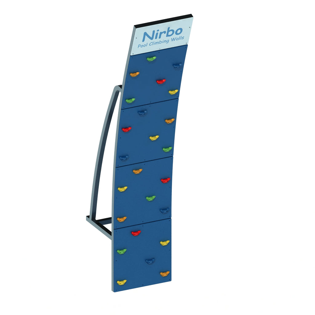 Large Pool Climbing Wall
