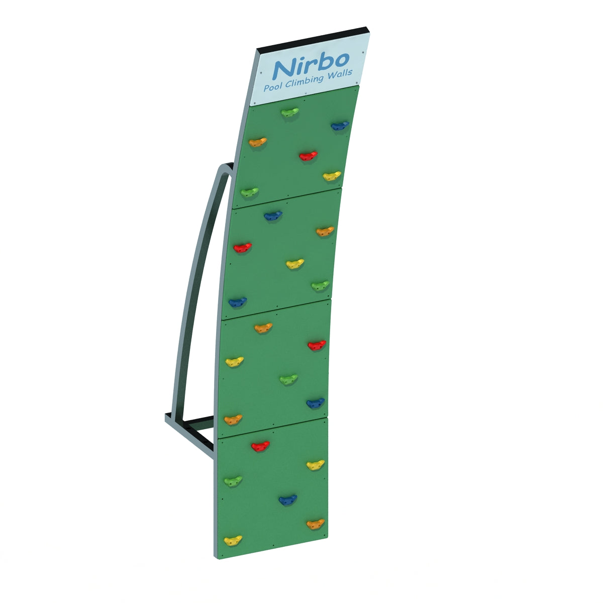 Large Pool Climbing Wall