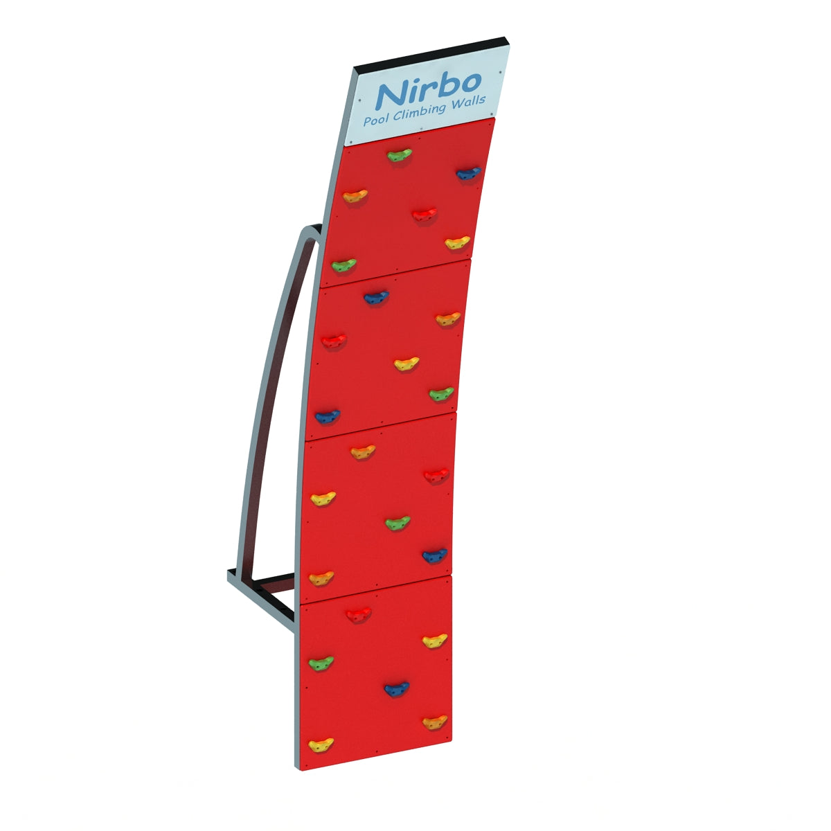 Large Pool Climbing Wall
