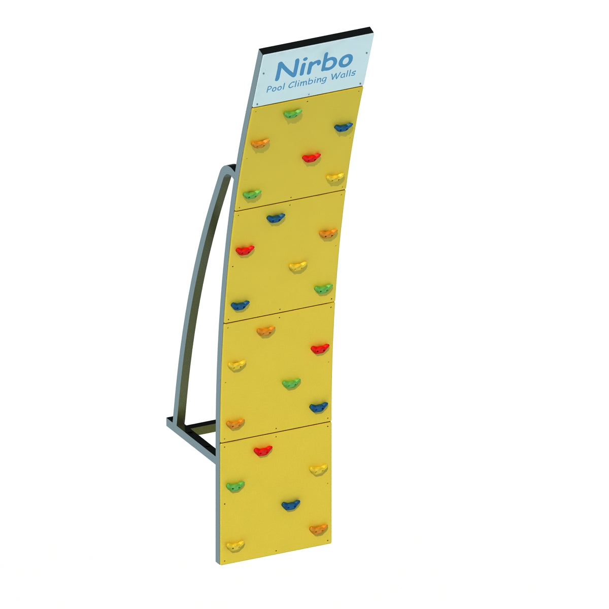 Large Pool Climbing Wall