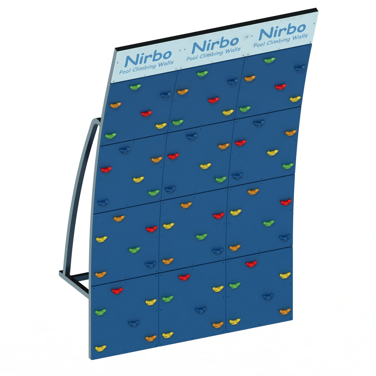 Large Pool Climbing Wall