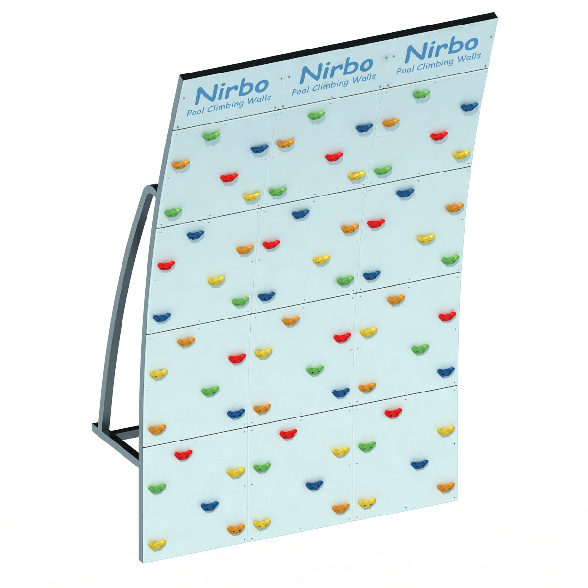 Large Pool Climbing Wall