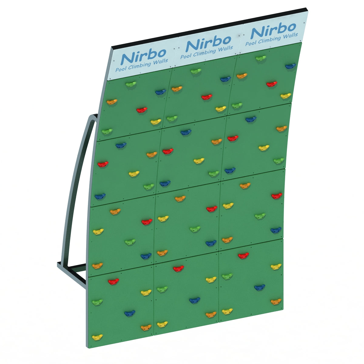 Large Pool Climbing Wall