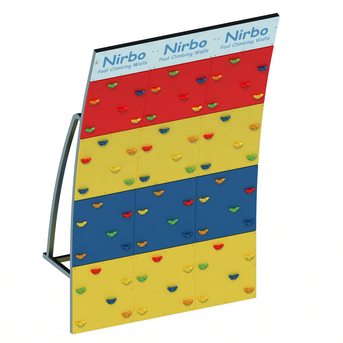 Large Pool Climbing Wall