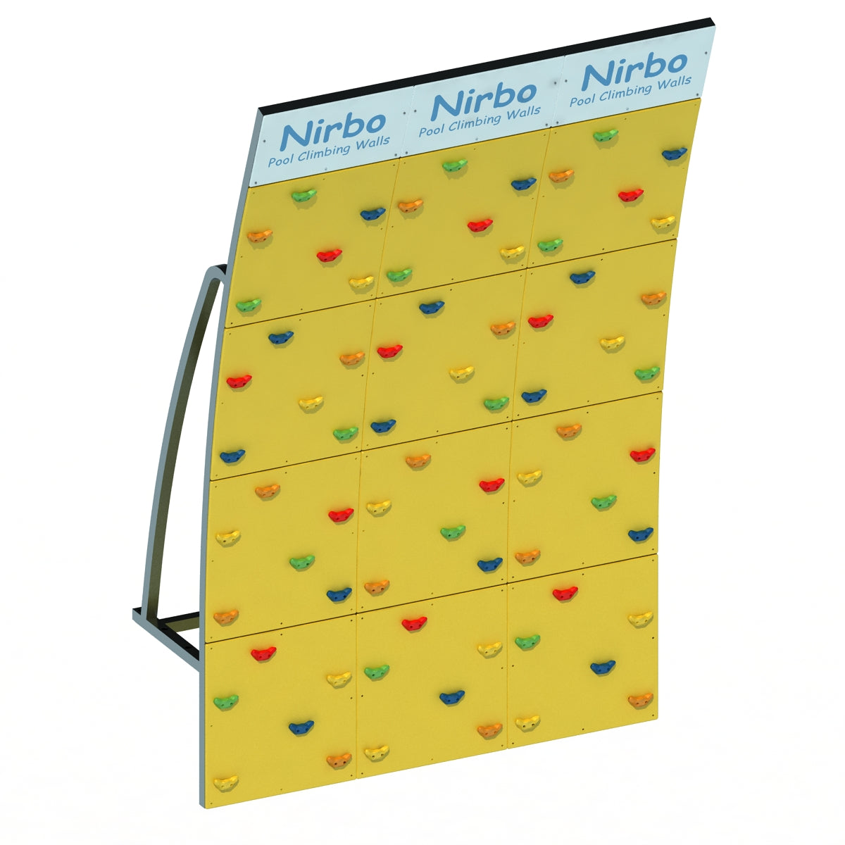 Large Pool Climbing Wall