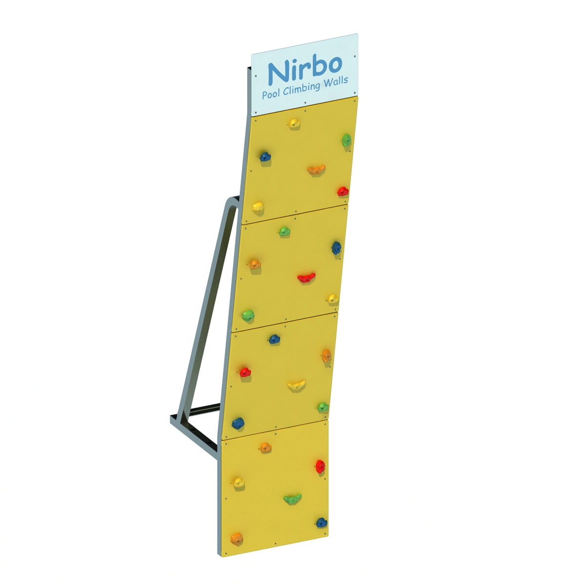 Large Pool Climbing Wall