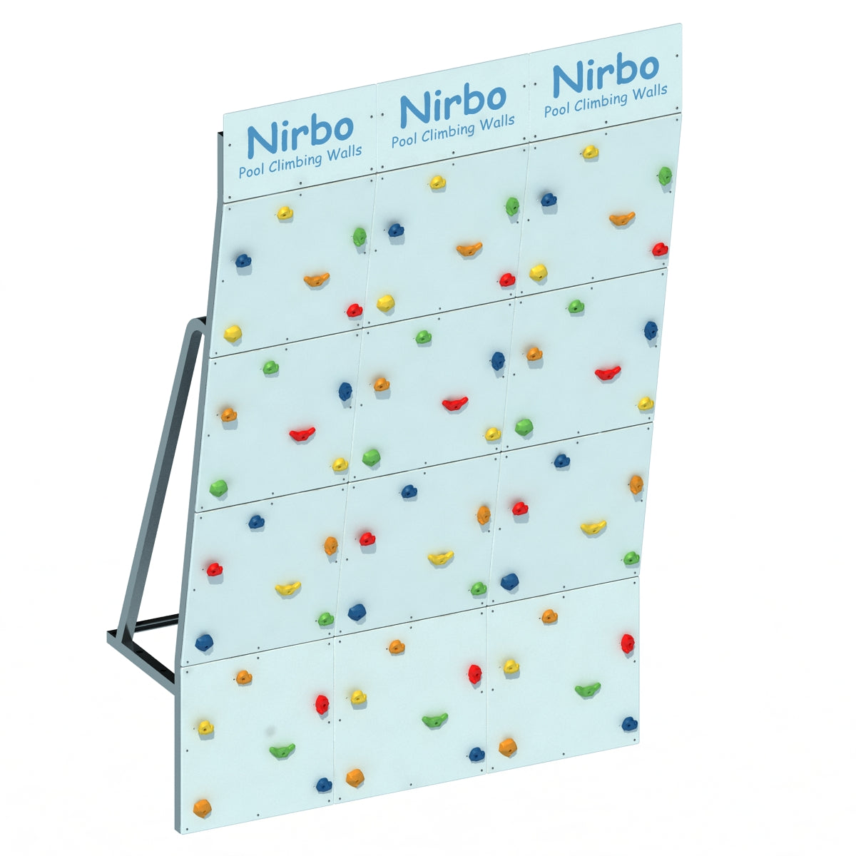 Large Pool Climbing Wall