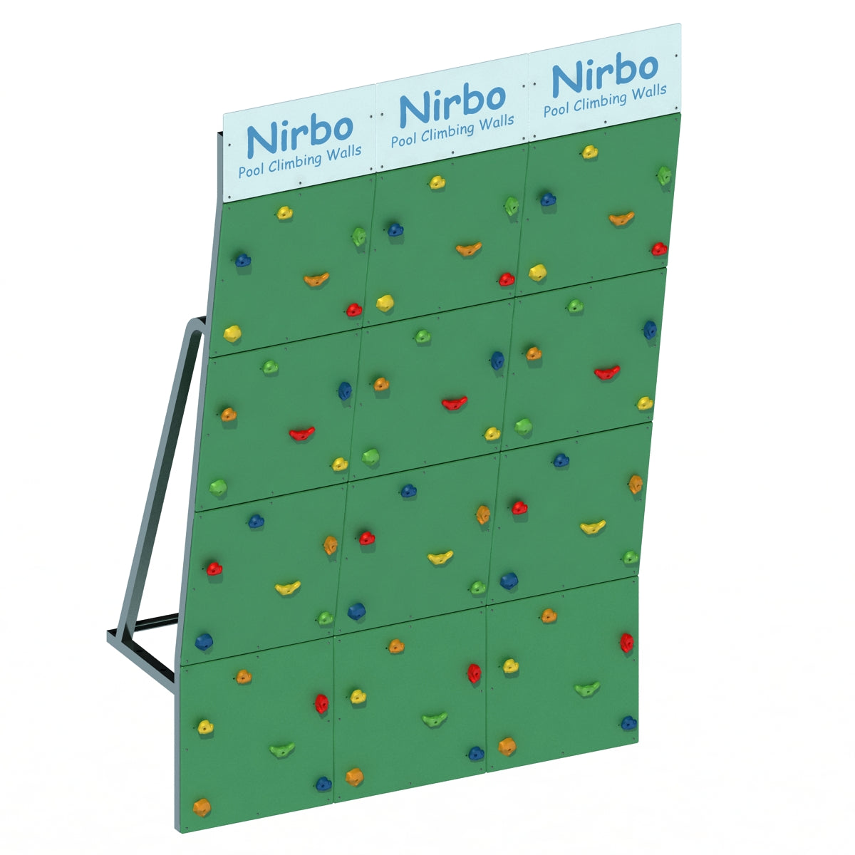 Large Pool Climbing Wall