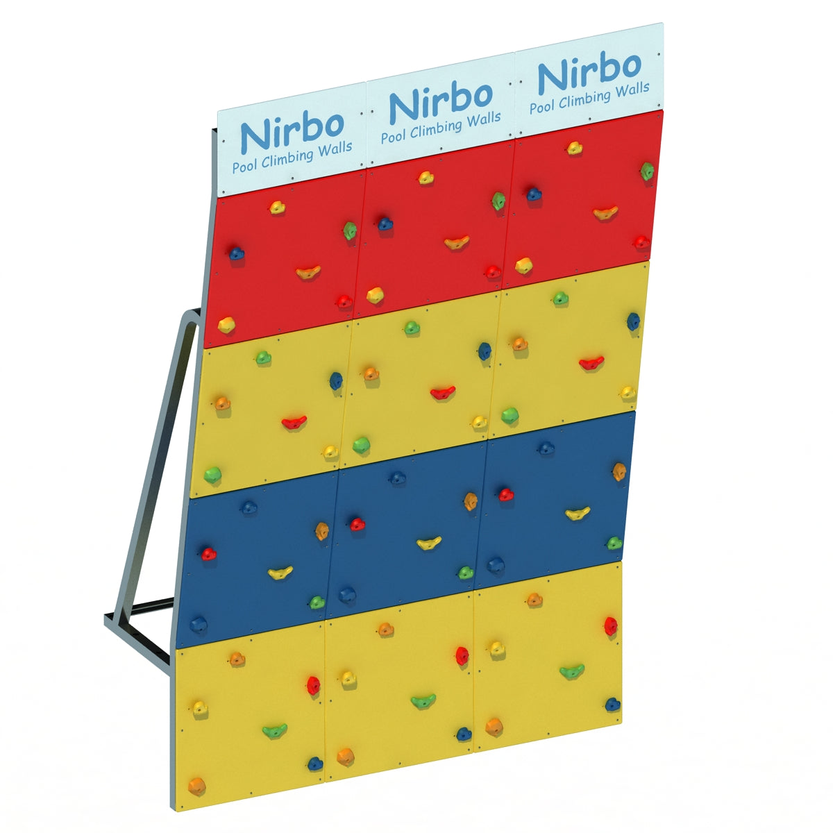 Large Pool Climbing Wall