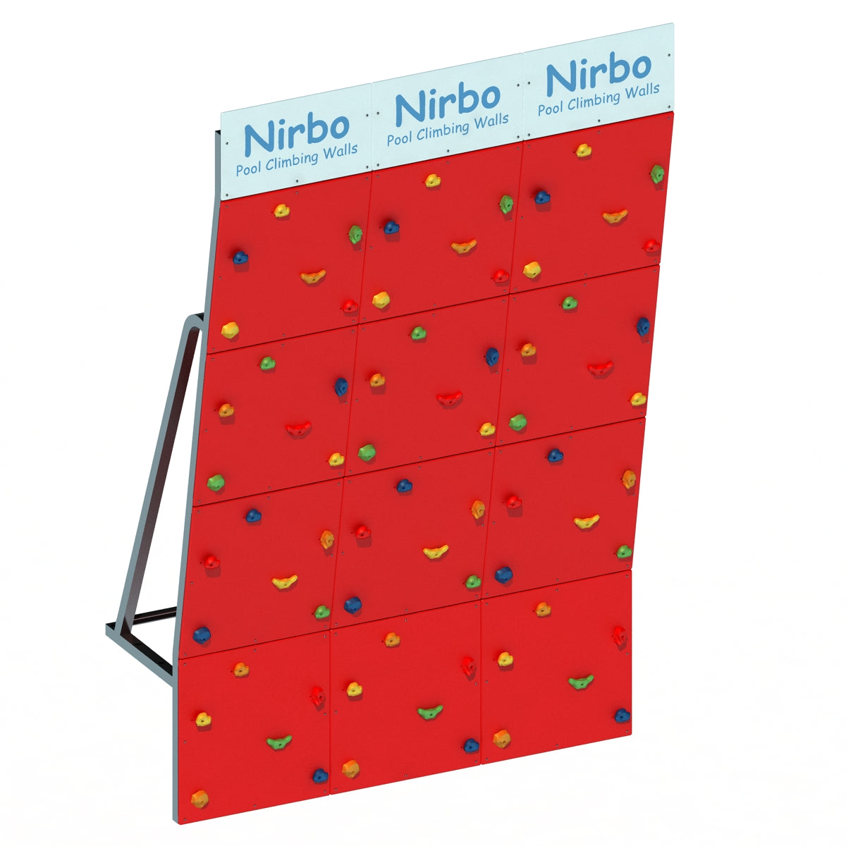 Large Pool Climbing Wall