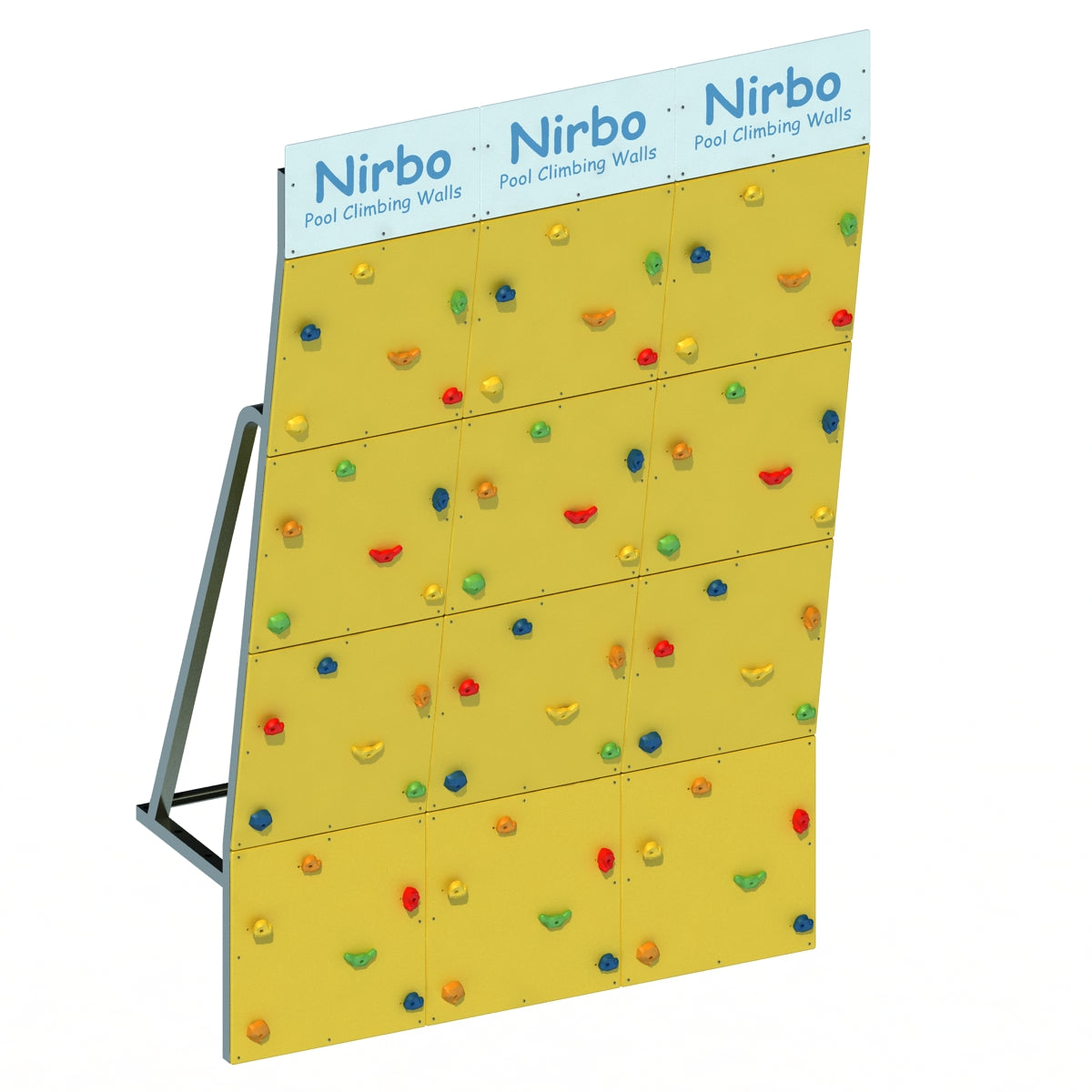 Large Pool Climbing Wall