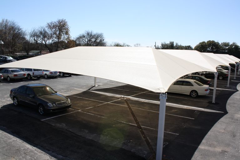Hip Roof Shade Structure with 4 Posts