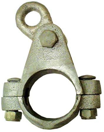 Galvanized Pipe Hanger 2.375 Inch - Set of 2