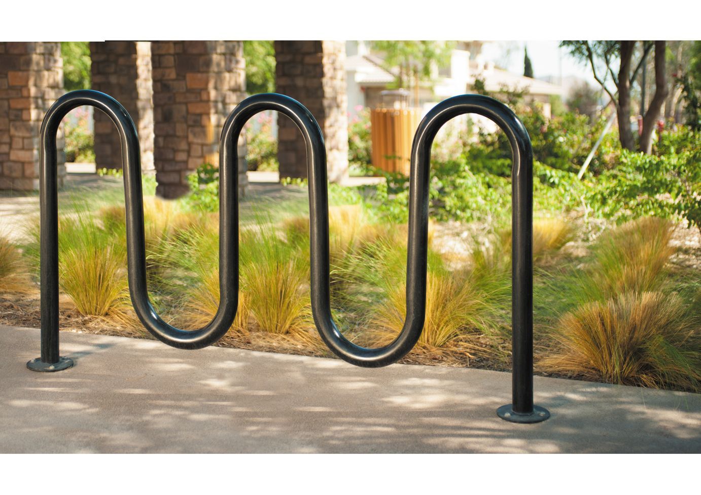 Contemporary Loop Bicycle Rack