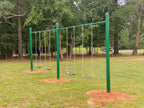 Single Post Swing Set