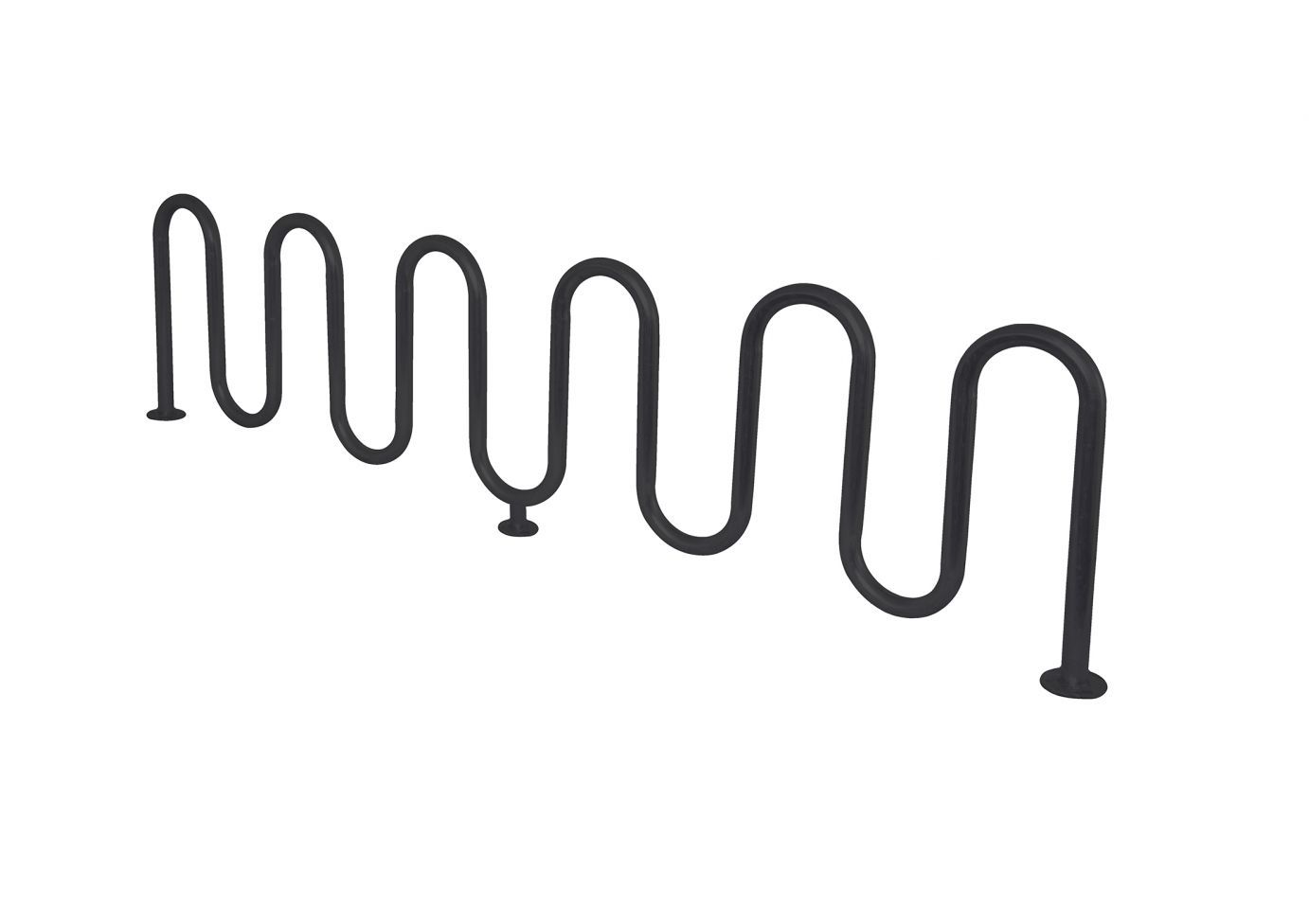 Contemporary Loop Bicycle Rack